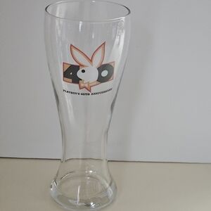 Set of 4 Vintage Playboy 40th Anniversary Pilsner Glasses